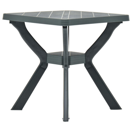 Berkfield Bistro Table Green 70x70x72 cm Plastic