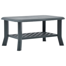 Berkfield Coffee Table Green 90x60x46 cm Plastic