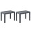 Berkfield Garden Benches 2 pcs Anthracite Plastic 1