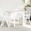 Berkfield Garden Table White 80x75x72 cm Plastic 1