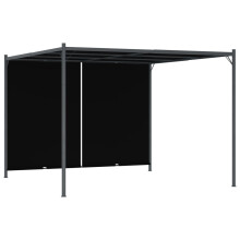 Berkfield Garden Pergola with Retractable Roof 3x3 m Anthracite