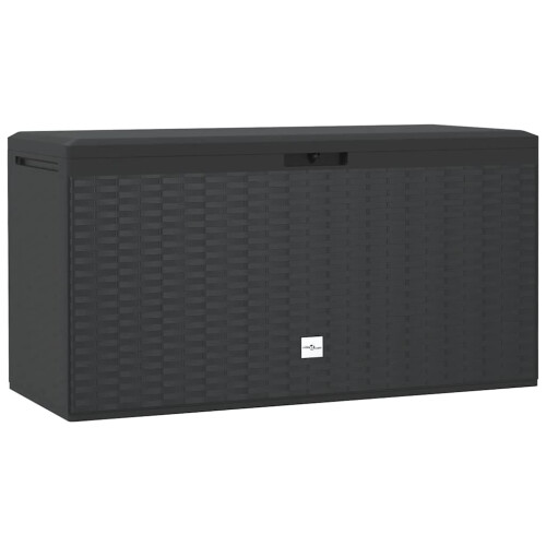 Berkfield Garden Storage Box Anthracite 114x47x60 cm