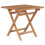 Berkfield Folding Garden Table 45x45x45 cm Solid Teak Wood 1