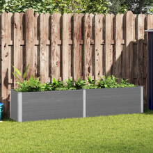 Berkfield Garden Raised Bed 250x50x91 cm WPC Grey