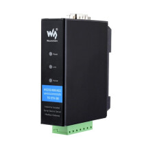 Waveshare Rail-Mount Serial Server RS232/485/422 to RJ45 Ethernet Module TCP/IP to Serial Modbus Gateway MQTT Gateway