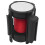 Berkfield Retractable Belt Barrier 200 cm Red 1