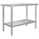 Berkfield Kitchen Work Table 120x60x85 cm Stainless Steel 1