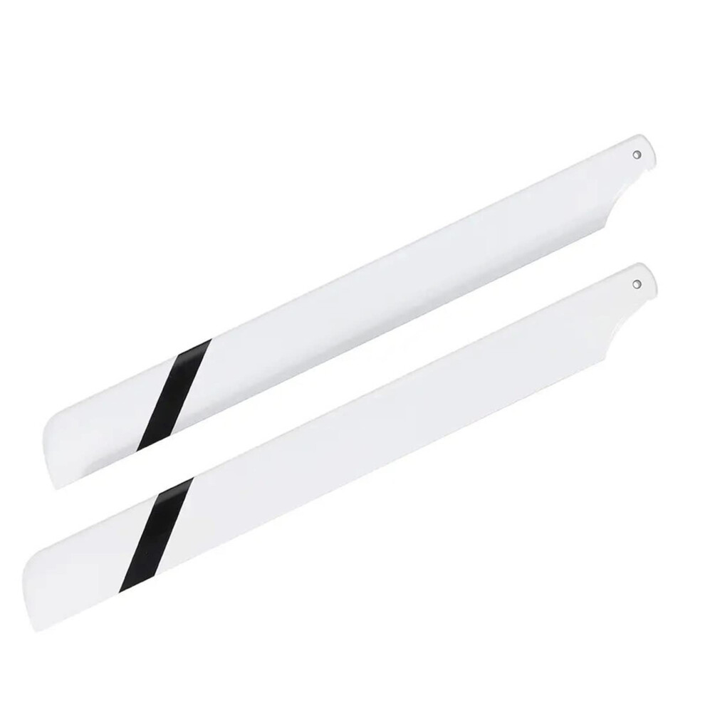 450 Rc Helicopter Main Blades 325Mm White Fiber Glass For Align Trex 450 Durable Low Vibration Flight 9351714773645