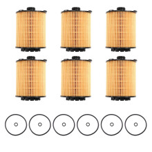 6PCS Oil Filter 32140029 for S60 S80 S90 V40 V70 V90 XC40 XC60 XC90 D2 D3 D4 D5 T3 T4 T5 T6 T8 2.0T I II III