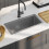 Berkfield Handmade Kitchen Sink Stainless Steel 1