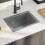 Berkfield Handmade Kitchen Sink Stainless Steel 1