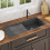 Berkfield Handmade Kitchen Sink Black Stainless Steel 1