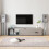 Berkfield Speaker Stands 2pcs Silver Tempered Glass 4 Pillars Design 1