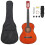 Berkfield 8 Piece Classical Guitar Beginner Set 3/4 36" 1