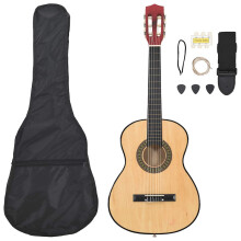 Berkfield 8 Piece Classical Guitar Beginner Set 3/4 36