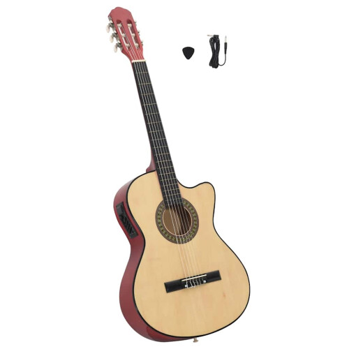 Berkfield Western Classical Cutaway Guitar with Equalizer and 6 Strings