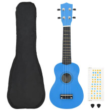 Berkfield Soprano Ukulele Set with Bag for Kids Baby Blue 21"