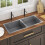 Berkfield Handmade Kitchen Sink Stainless Steel 1