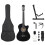 Berkfield 12 Piece Western Classical Guitar Set with 6 Strings Black 38" 1