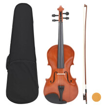 Berkfield Violin Full Set with Bow and Chin Rest Dark Wood 4/4