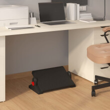 Berkfield Footrest Black 50x30.5x17 cm