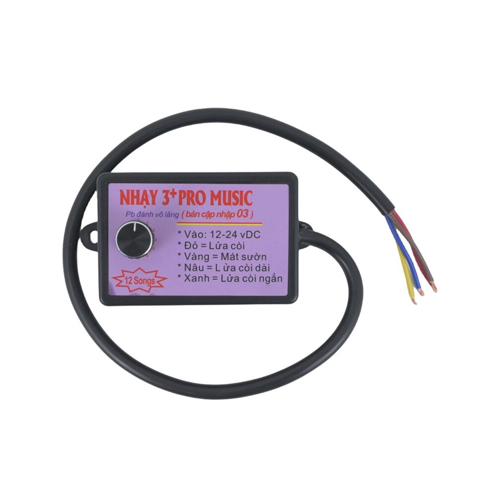 12V-24V 12 Sound Musical Electronic Horn Controller 3+ Pro Horn Speaker Sound Control For Car Truck Marine Boat 4713800724439