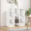 Berkfield Sideboard White 90 x 30 x 90 cm 1