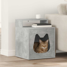 Berkfield Cat House Concerte 42.5 x 40 x 53.5 cm Engineered Wood