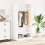 Berkfield Wardrobe White 100x50x200 cm Engineered Wood 1