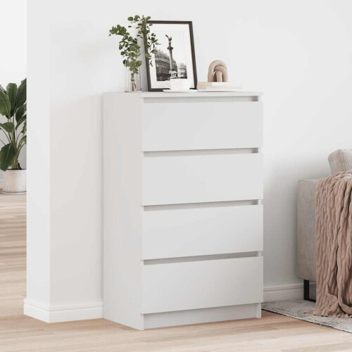Berkfield Sideboard White 60x35x98.5 cm Engineered Wood