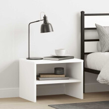 Berkfield Bedside Cabinet White 40x30x30 cm Engineered Wood