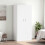 Berkfield Wardrobe White 80x52x180 cm Engineered Wood 1