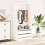 Berkfield Wardrobe White 100x50x200 cm Engineered Wood 1