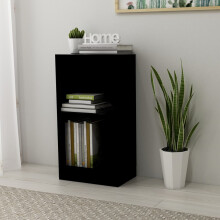 Berkfield Bookshelf Black 40x24x75 cm Engineered Wood