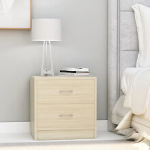Berkfield Bedside Cabinets 2 pcs Sonoma Oak 40x30x40 cm Engineered Wood