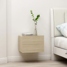 Berkfield Bedside Cabinets 2 pcs Sonoma Oak 40x30x30 cm Engineered Wood