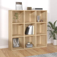 Berkfield Book Cabinet Sonoma Oak 98x29x97.5 cm Engineered Wood