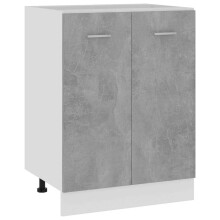 Berkfield Bottom Cabinet Lyon Concrete Grey 60x46x81.5 cm Engineered Wood