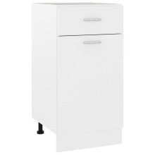 Berkfield Drawer Bottom Cabinet Lyon White 40x46x81.5 cm Engineered Wood