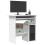 Berkfield Desk White 80x45x74 cm Engineered Wood 1