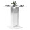 Berkfield Bistro Table White 60x60x75 cm Engineered Wood 1