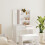 Berkfield Dressing Table with Mirror White 74.5x40x141 cm 1
