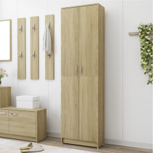 Berkfield Hallway Wardrobe Sonoma Oak 55x25x189 cm Engineered Wood