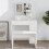 Berkfield Dressing Table with Mirror White 86.5x35x136 cm 1