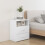 Berkfield Bed Cabinet White 50x32x60 cm 1