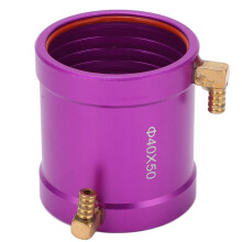 RC Boat Water Cooling Jacket 40mm Aluminum Alloy Sleeve for Motor Heat Dissipation and Performance