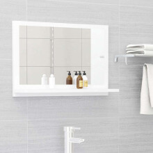 Berkfield Bathroom Mirror White 60x10.5x37 cm Engineered Wood