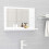 Berkfield Bathroom Mirror White 60x10.5x37 cm Engineered Wood 1
