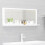 Berkfield Bathroom Mirror White 90x10.5x37 cm Engineered Wood 1