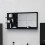 Berkfield Bathroom Mirror Black 90x10.5x45 cm Engineered Wood 1